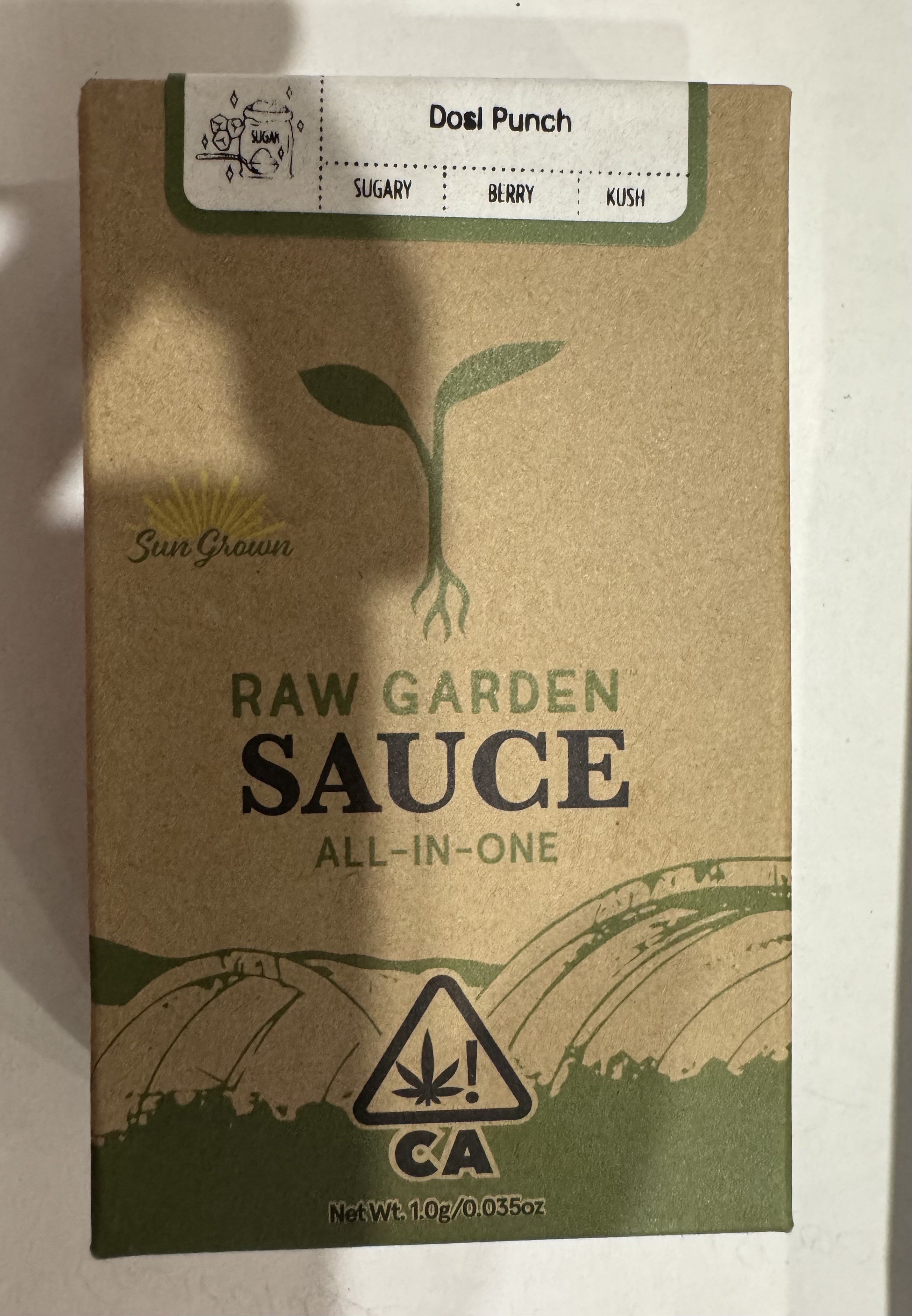 Photograph of product: DOSI PUNCH 1G SAUCE ALL IN ONE - 1 G