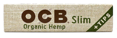 Photograph of product: OCB Organic Hemp - King Slim Papers + Tips