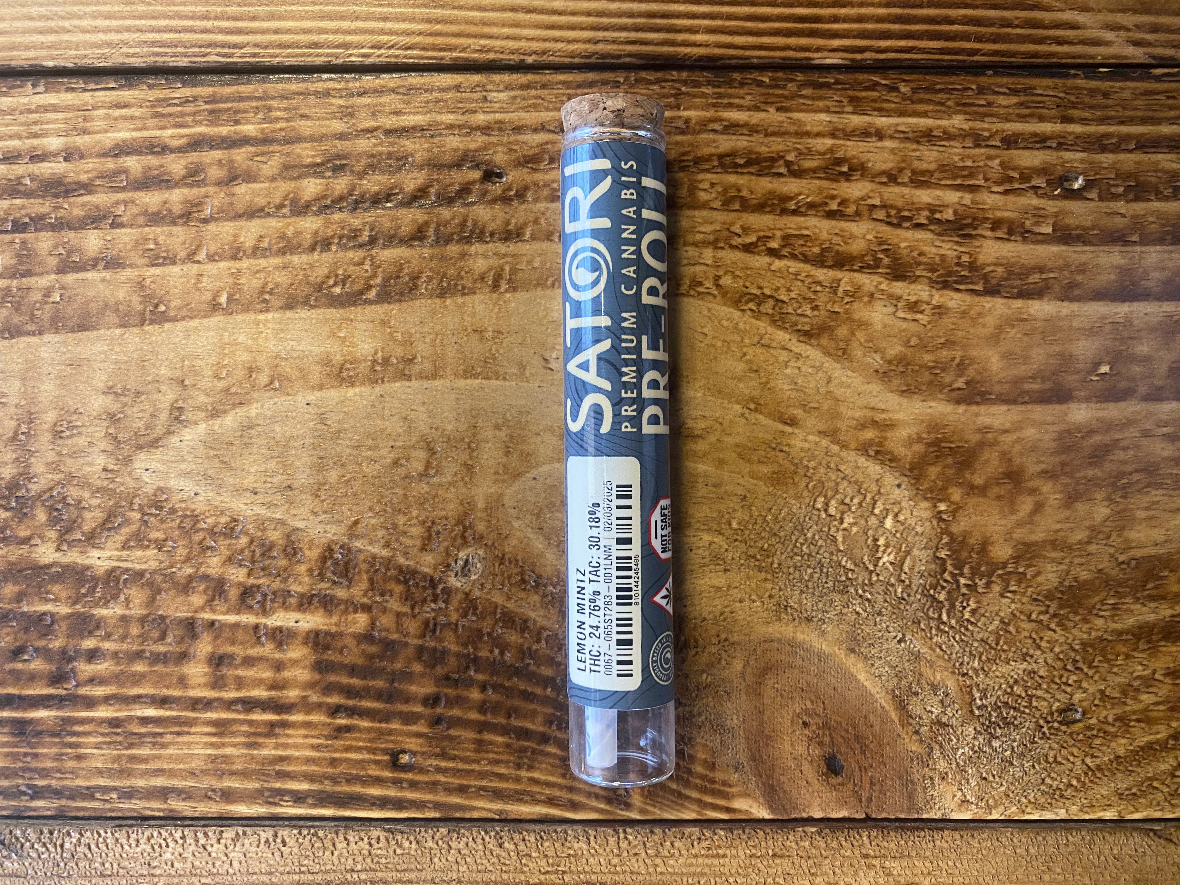 Photograph of product: Satori Lemon Mintz Preroll