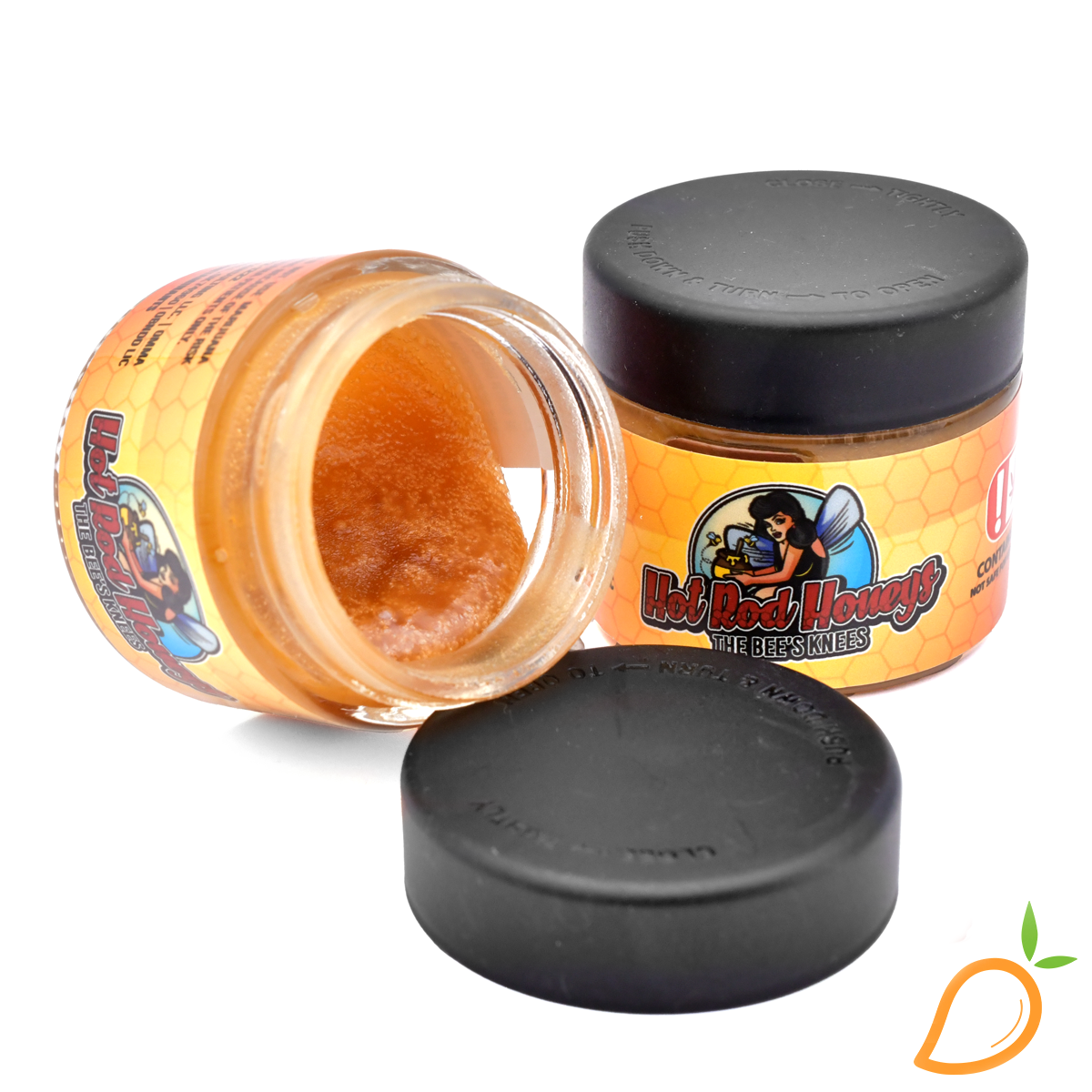 Photograph of product: 28g Ice Cream Cake Cured Resin Baller Jar Hot Rod Honey