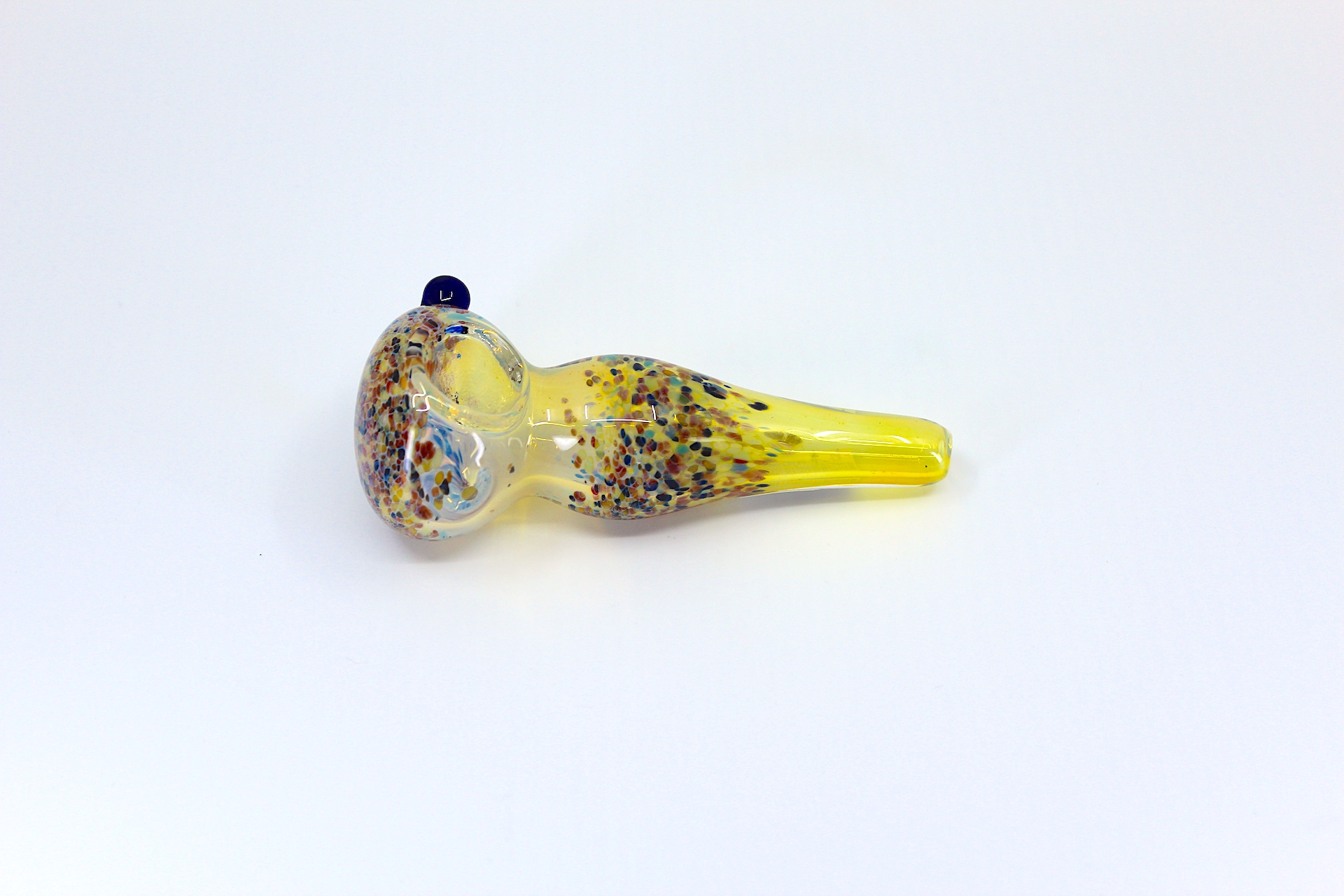 Photograph of product: Glass - 4" Fumed and Fritted Hand Pipe