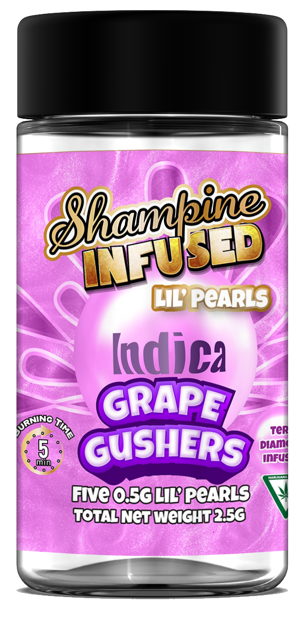 Photograph of product: Shampine Infused Lil' Pearls - Grape Gusher (5-Pack)