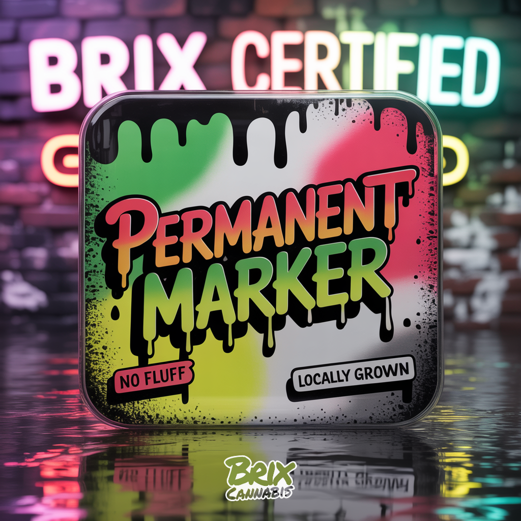 Photograph of product: Brix Oui'd Permanent Marker 1g Pre Roll (I) 00328