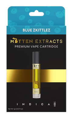 Photograph of product: Blue Zkittlez Cartridge