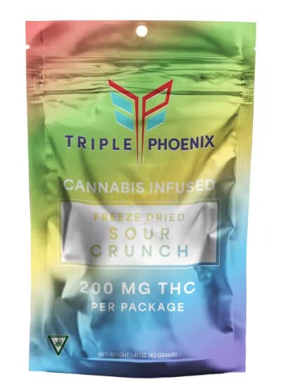Photograph of product: Freeze Dried Candy 200mg l Sour Skittlez (Sour Crunch) l Triple Phoenix