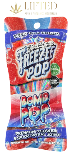 Photograph of product: FREEZEE POP-BOMB POP