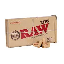 Photograph of product: RAW / Tips 100 PK  / Pre-Rolled Tips