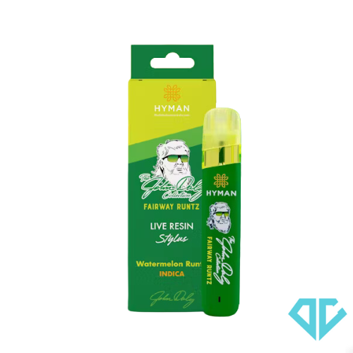 Photograph of product: Hyman Oui'd The John Daly Collection x Fairway Runtz Live Resin Disposable 1g