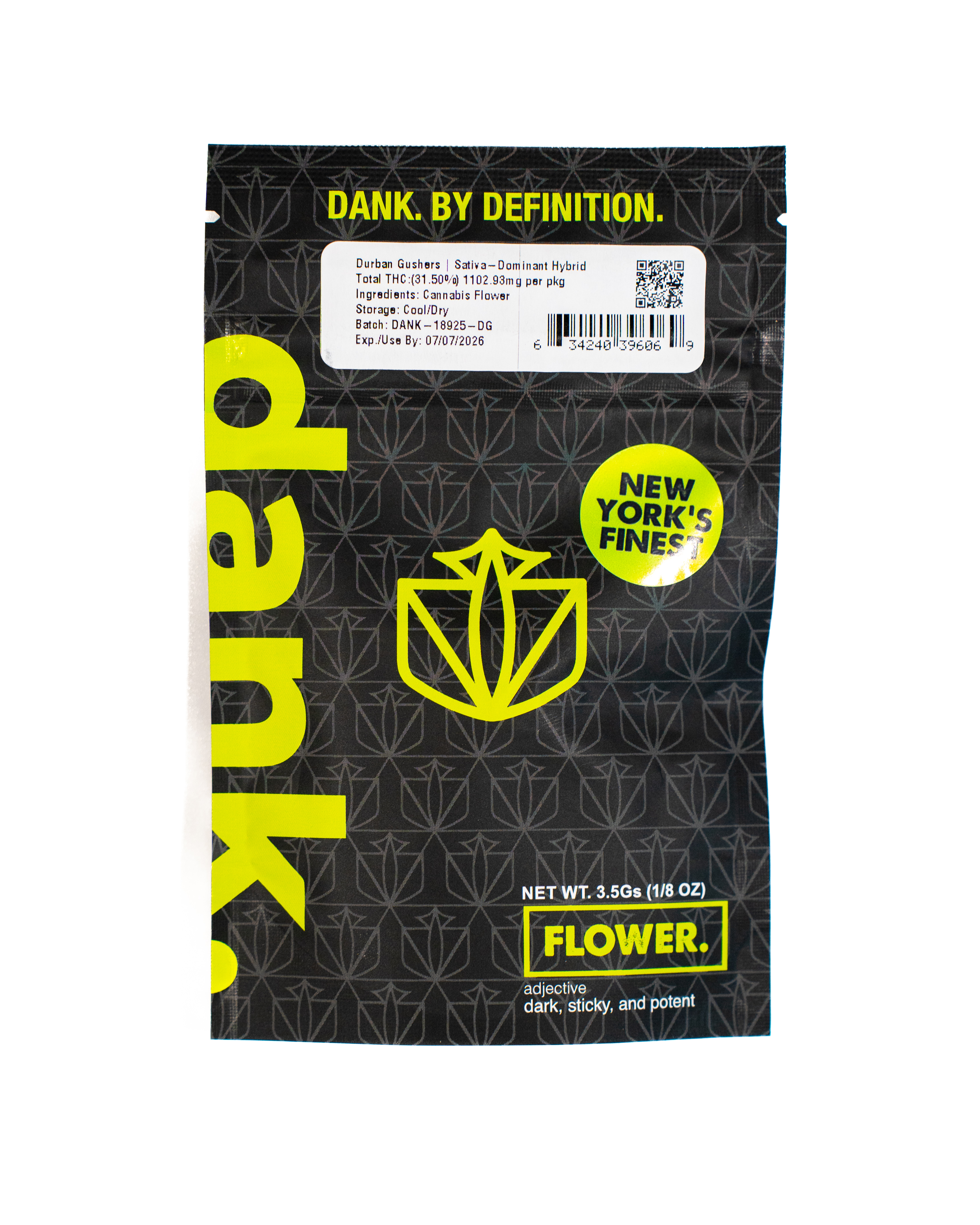 Photograph of product: DURBAN GUSHERS (3.5G BAG)