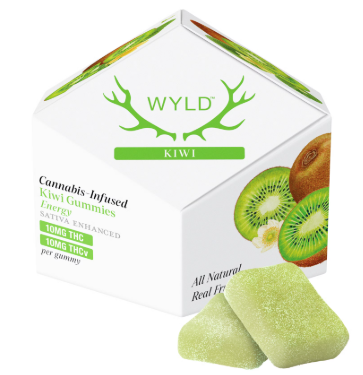 Photograph of product: Gummies | Kiwi | 1:1 TH-ouiV:TH-oui | 10 x 10mg