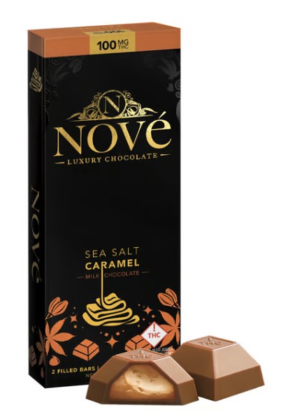 Photograph of product: Sea Salt Caramel Chocolate Bar