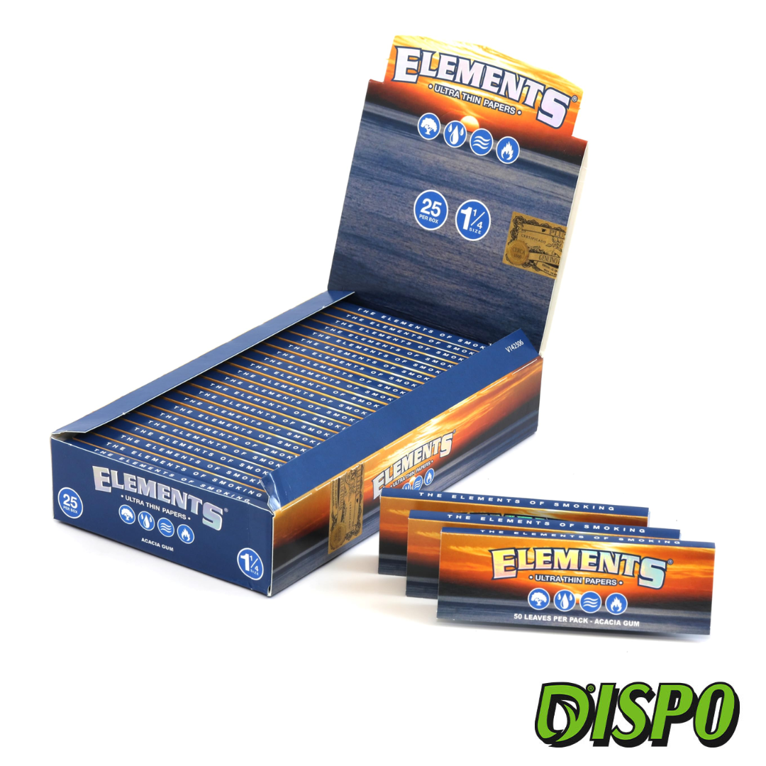 Photograph of product: Elements - Ultra Thin Rice Rolling Papers 1 1/2