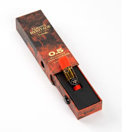 Photograph of product: Lamb's Bread (SH) - 0.5g Live Resin Vape Cart - Nature's Heritage