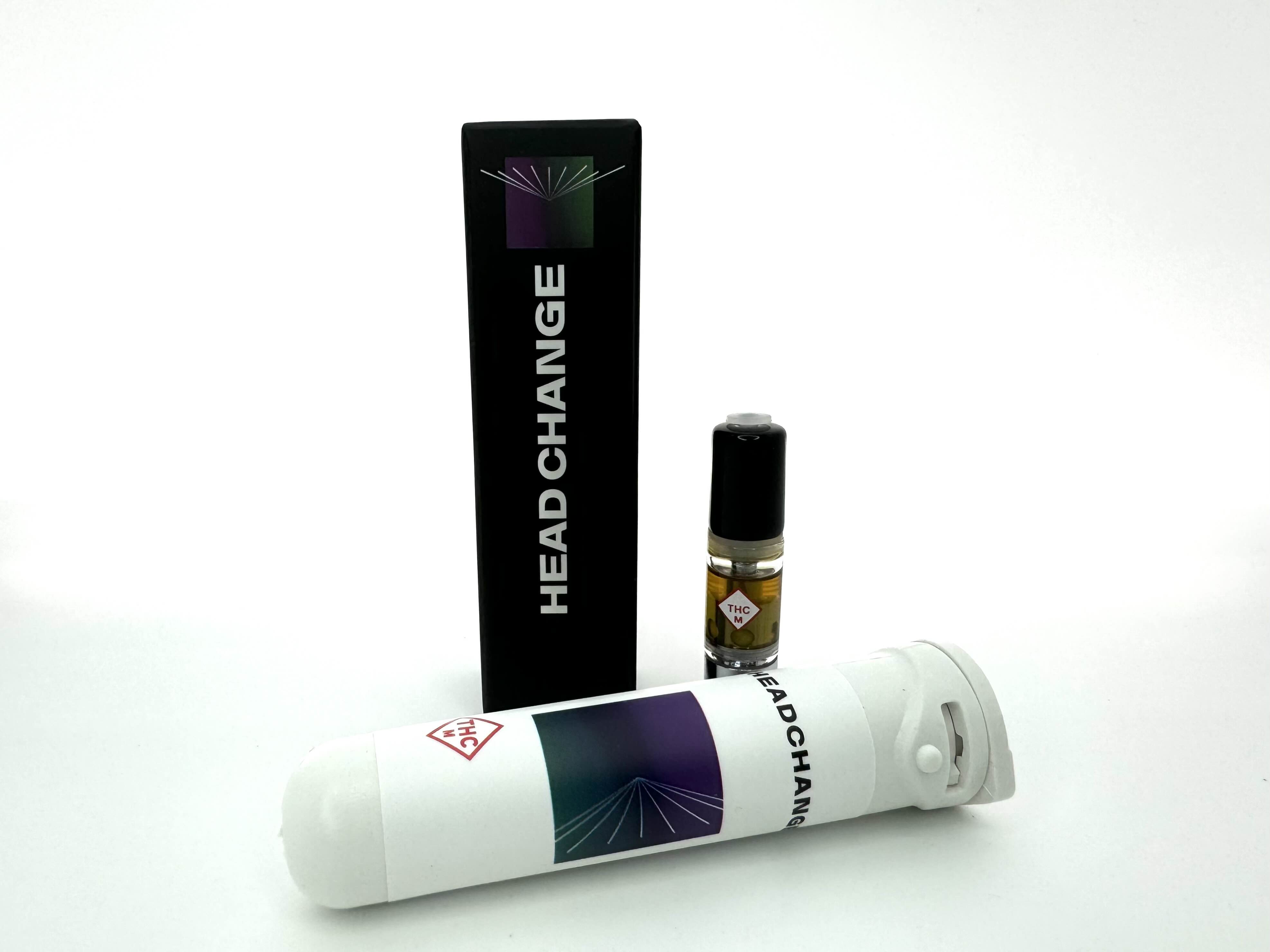 Photograph of product: Head Change | Live Rosin Vape | Galaxy Gush .5g