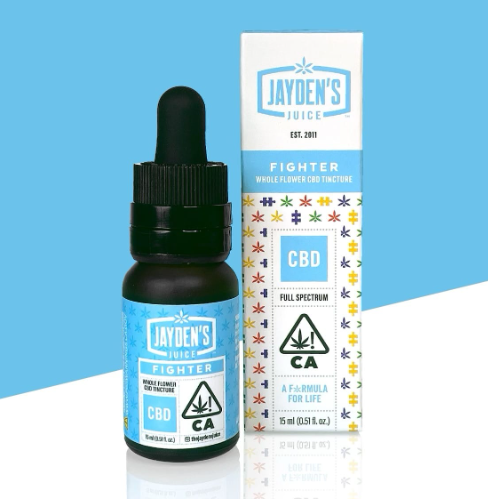 Photograph of product: Jayden's Juice CBD Fighter Tincture 15ml