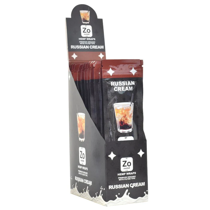 Photograph of product: Zooted Russian Cream Flavored Hemp Wraps
