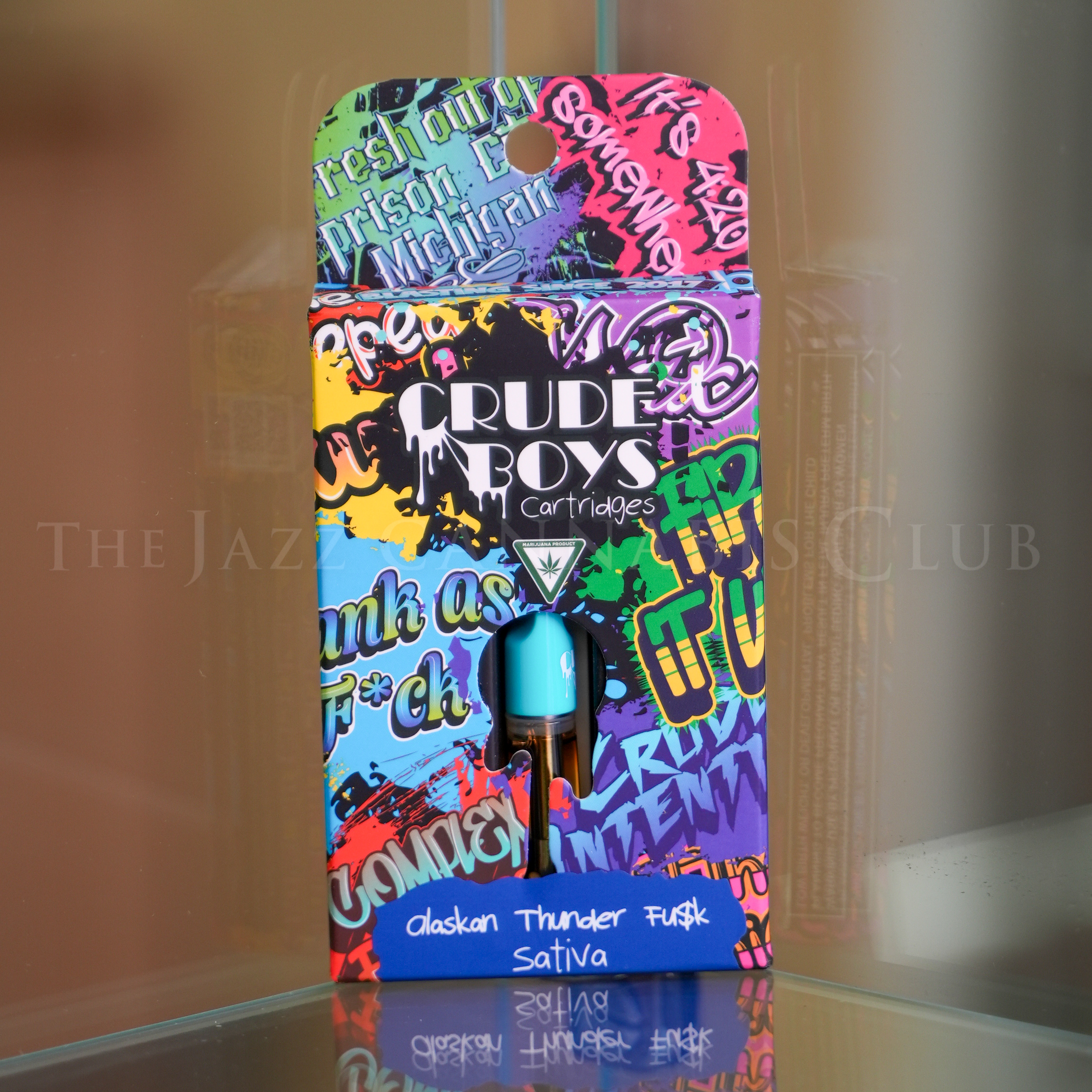 Photograph of product: Crude Boys - Alaskan Thunder Funk Vape Cart (Oui'd)