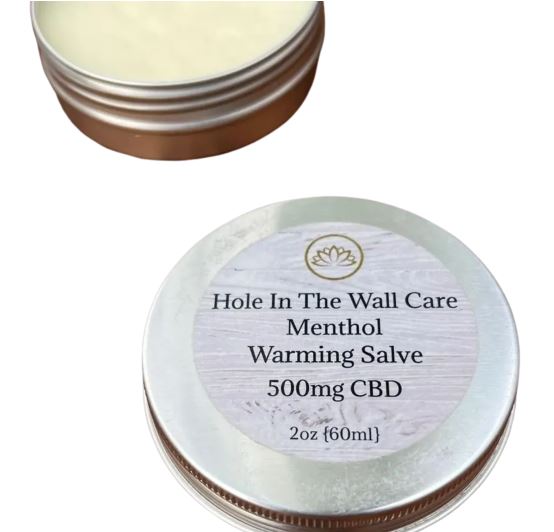 Photograph of product: Hole In the Wall Care - Menthol Warming CBD Salve