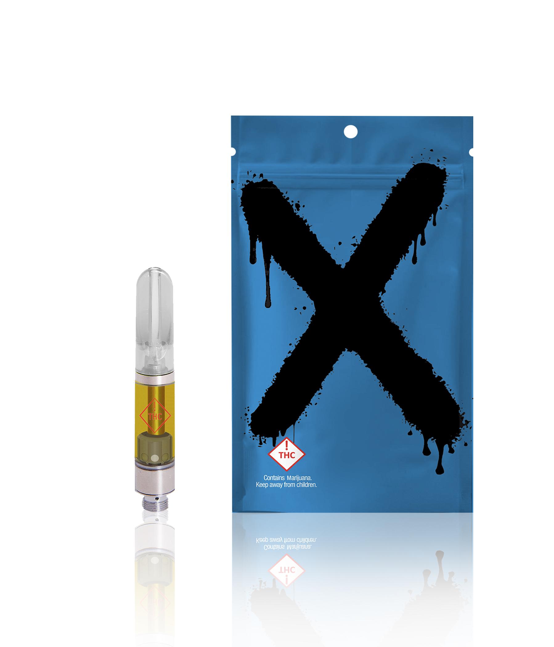 Photograph of product: X-Vape | Cartridge | Blueberry Cake | Oui'd