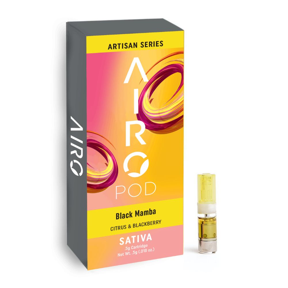 Photograph of product: Airo Pod - Black Mamba | Vape Cart