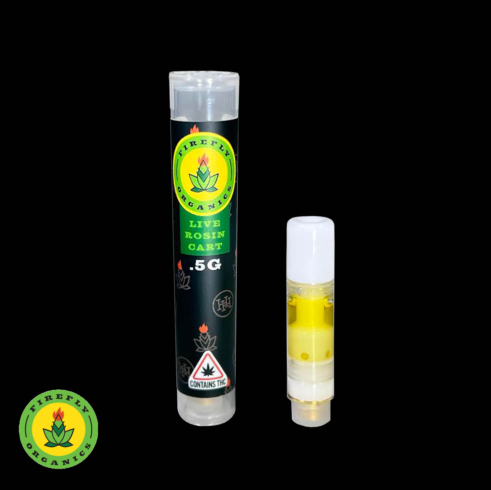 Photograph of product: Firefly Organics Rosin Cartridge Diesel Delight 0.5 G