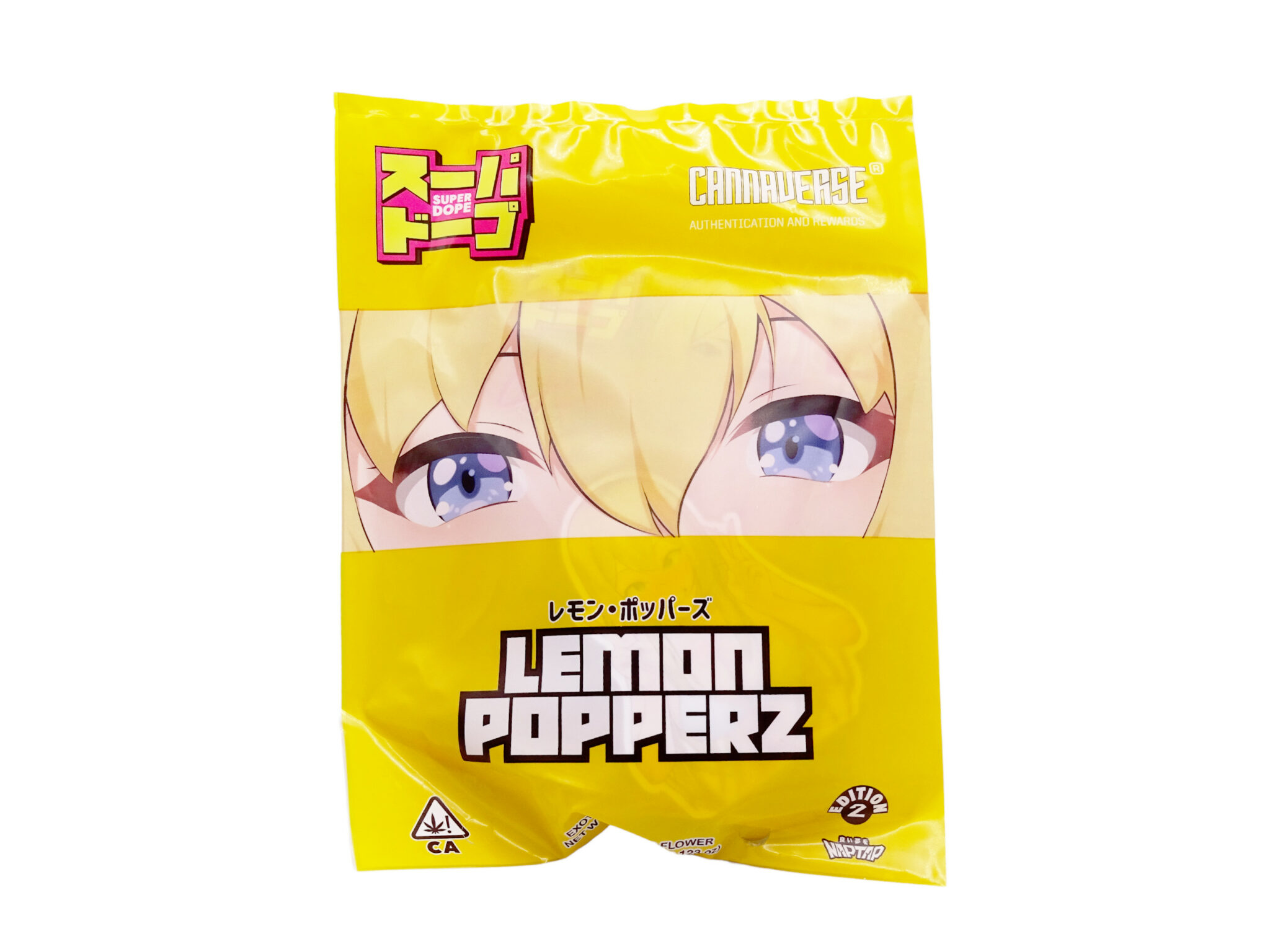 Photograph of product: SUPER DOPE | LEMON POPPERZ | PRE PACK HYBRID - 3.5g