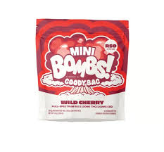 Photograph of product: Goody Bag | The Bomb! Wild Cherry 1:1 TH-oui : CBD RSO Gummy | 5pk 100mg