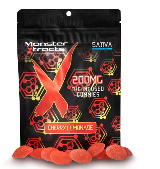 Photograph of product: Cherry Lemonade | 20mg TH-oui x 10pk | Monster Xtracts