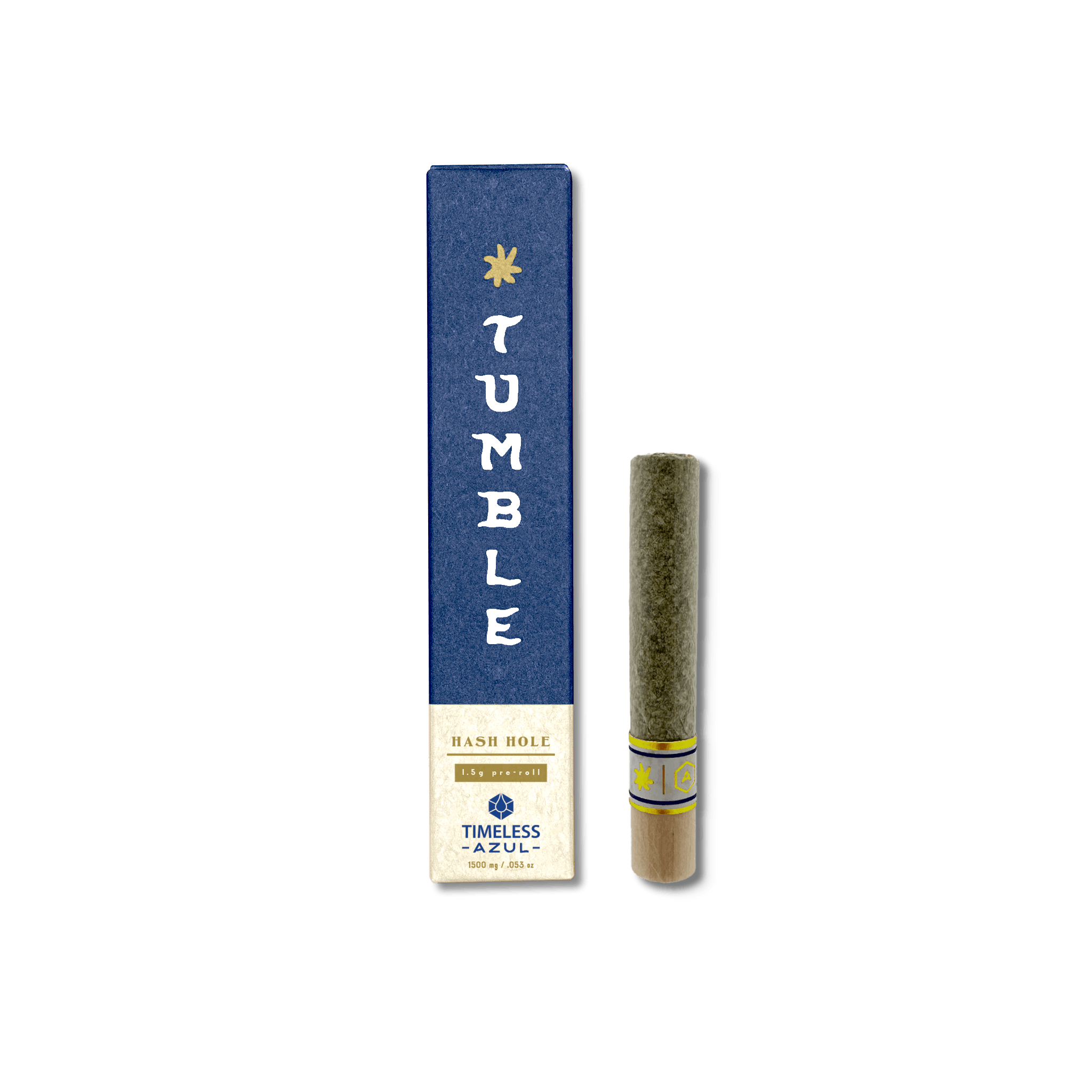 Photograph of Product: 1.5g Lemon Cherry Mintz x Frosted Donuts Live Rosin Hash Hole Pre Roll