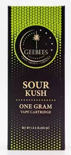 Photograph of product: GEEBEES | Sour Kush | 1g Cart