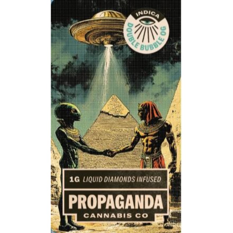 Photograph of product: Propaganda Double Bubble Infused Pre-Roll | 1g