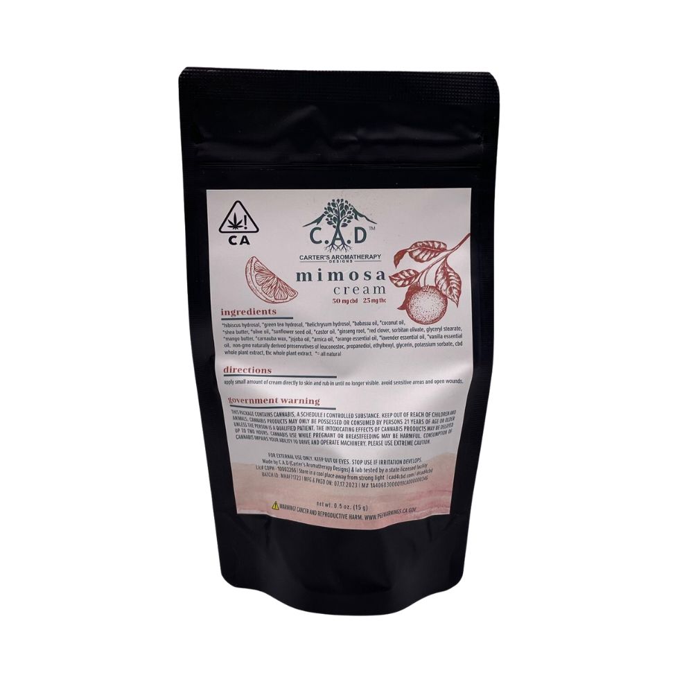 Photograph of product: MIMOSA CREAM .5OZ - CARTER'S AROMATHERAPY DESIGNS