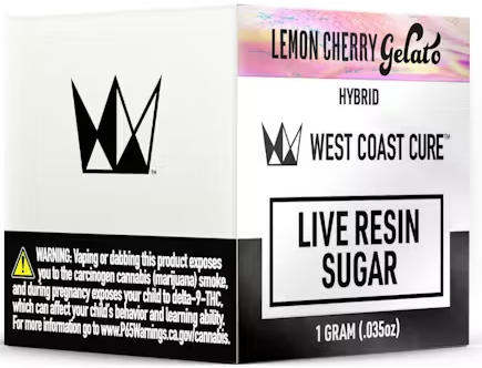 Photograph of product: Lemon Cherry Gelato [H] - Live Resin Sugar