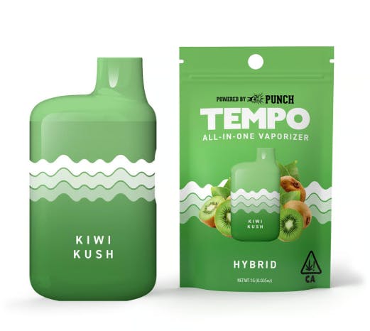 Photograph of product: Kiwi Kush Disposable 1g - Disposable