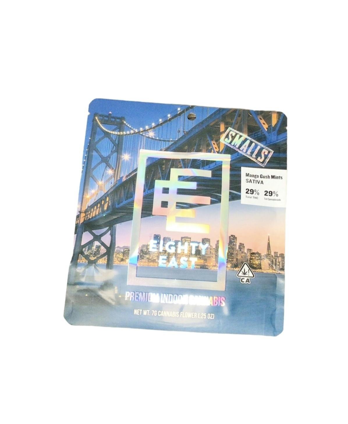 Photograph of product: Eighty East- Mango Gush Mints Smalls