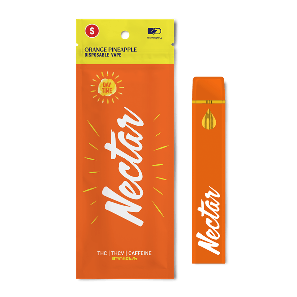 Photograph of product: Nectar Daytime | Orange Pineapple - Disposable