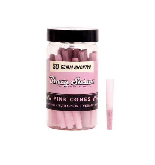 Photograph of product: Pink Paper Cones 53mm - 50ct