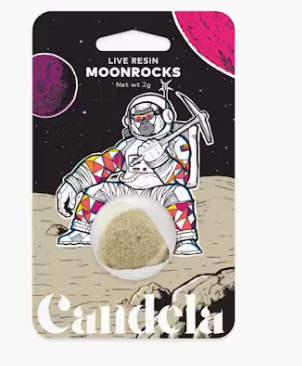 Photograph of product: CANDELA-MOON ROCK LOG CABIN X JUNGLE PIE