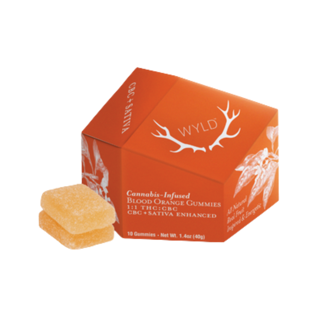 Photograph of product: Blood Orange Gummies | 1:1 THC:CBC | 200mg