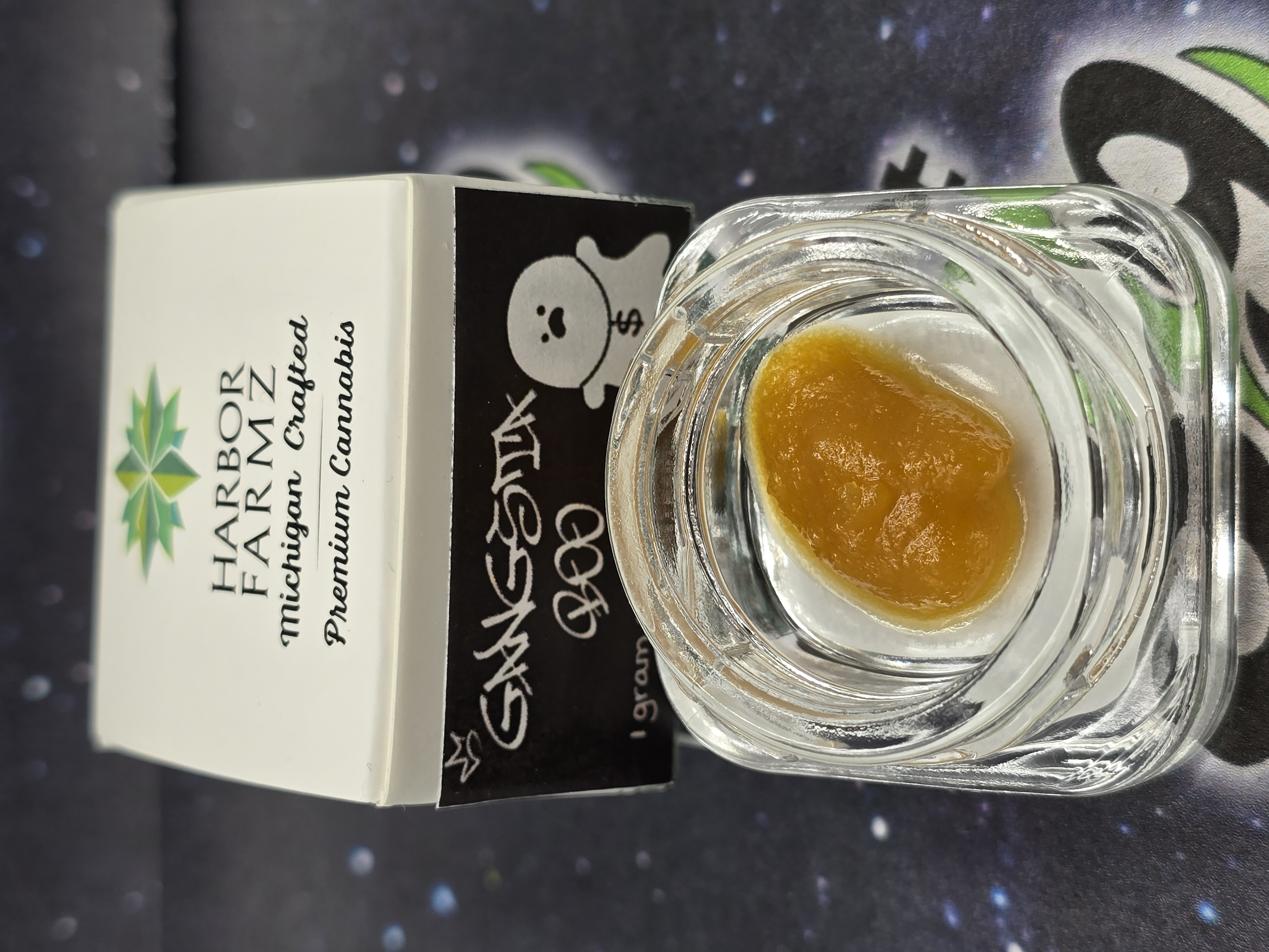 Photograph of product: Harbor Farmz | Gangsta Boo Cured Resin