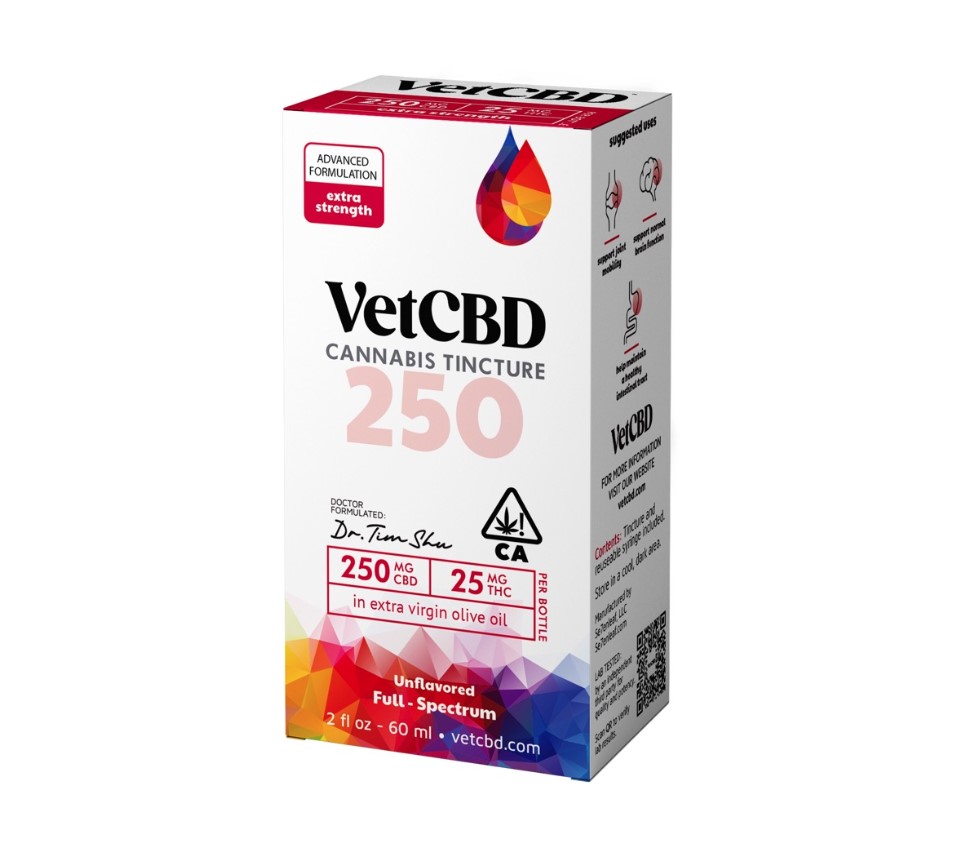 Photograph of product: Vet CBD Extra Strength 250mg/25mg