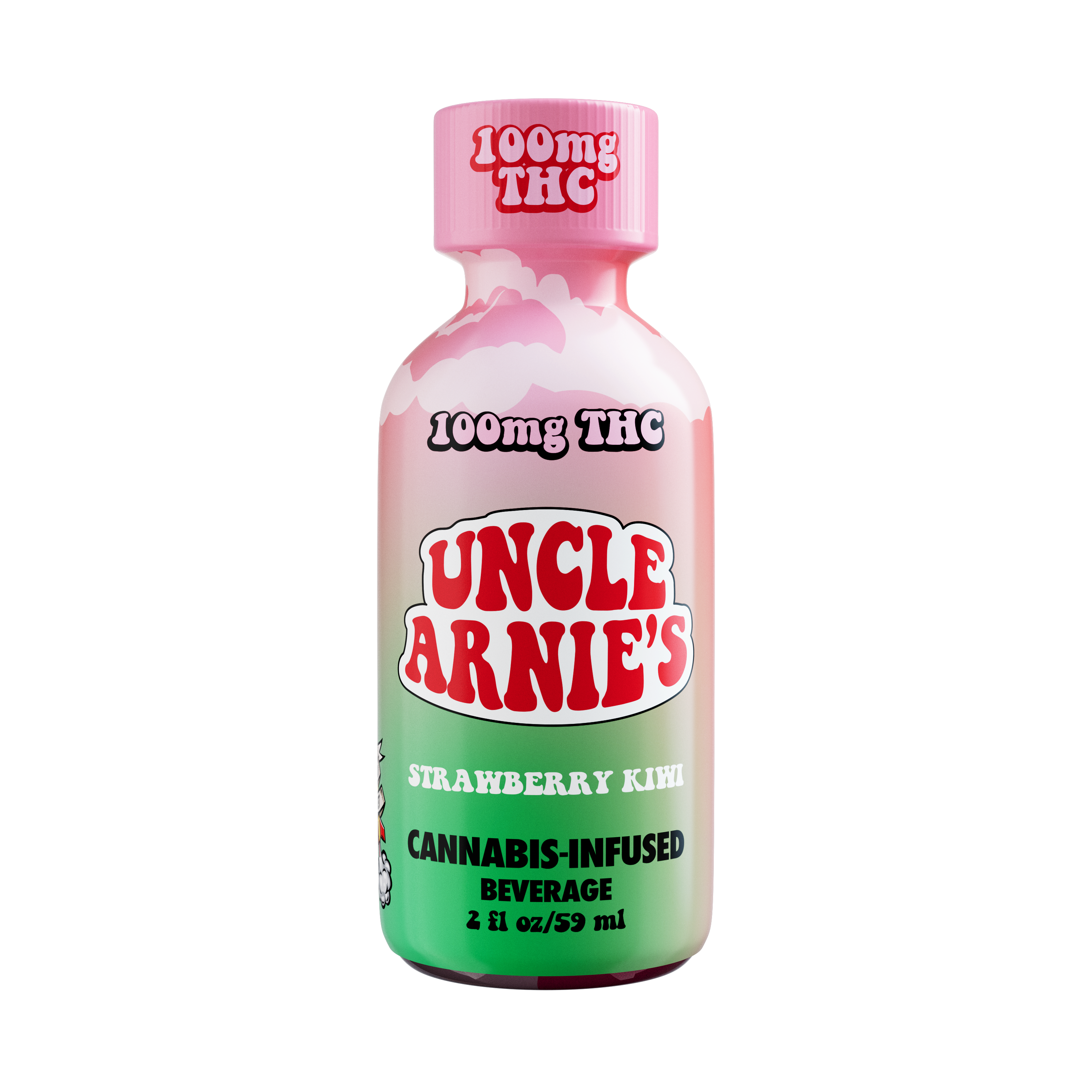 Photograph of product: Uncle Arnie's | Strawberry Kiwi Shot | 2oz |  100mg
