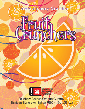 Photograph of product: SDK Snacks | Fruit Crunchers | Orange | 100mg