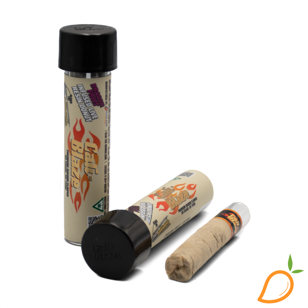Photograph of product: 1.2g Fruit Punch Donut Preroll Cali Blaze