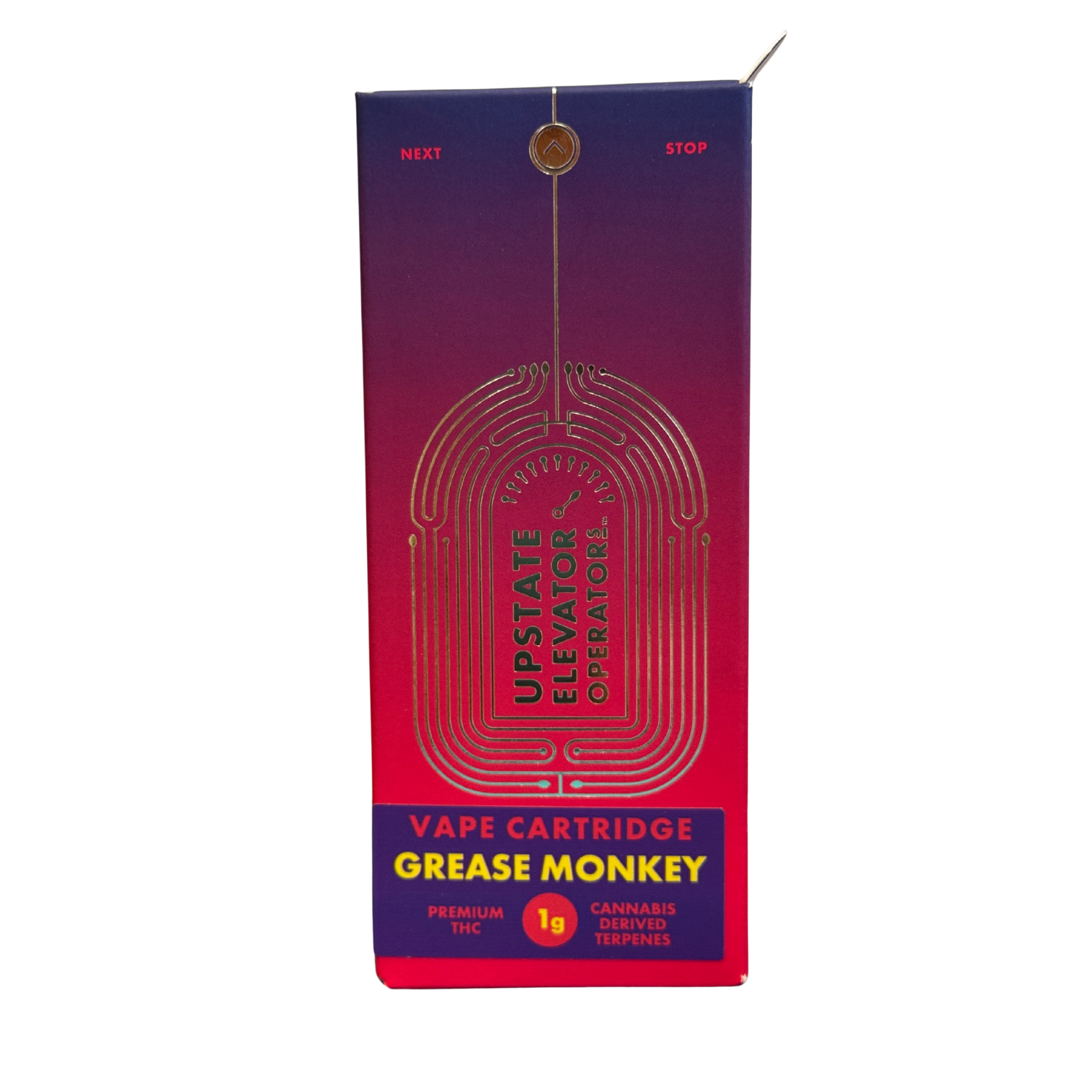 Photograph of product: Distillate Vape Cartridge  - 1g | Upstate Elevator Operators I Grease Monkey