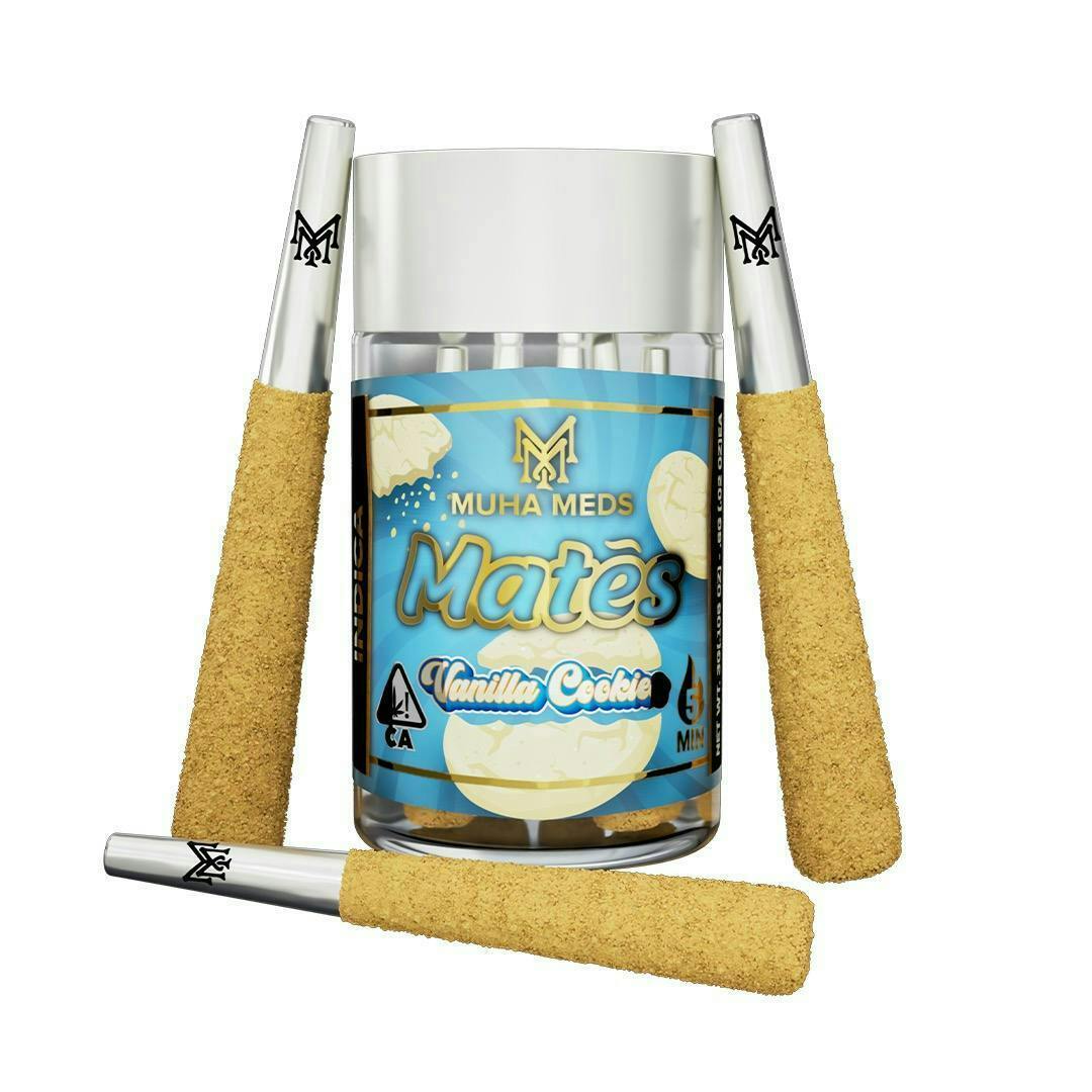 Photograph of product: Muha Meds - Vanilla Cookies - pre roll pack