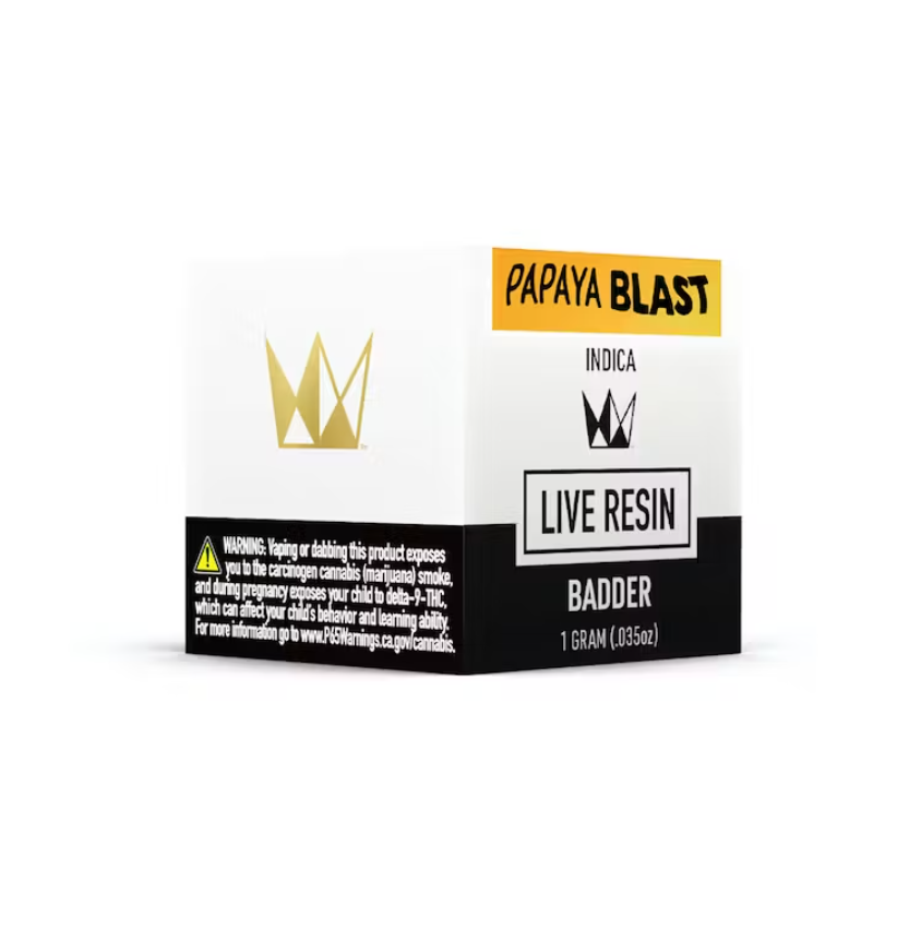 Photograph of product: PAPAYA PUNCH LIVE RESIN SUGAR 1G - WEST COAST CURE