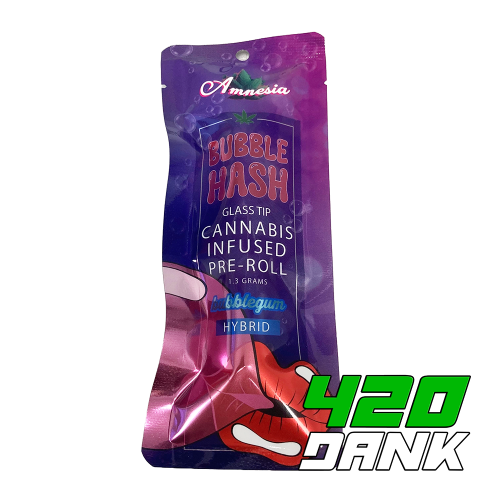 Photograph of product: Amnesia - 1.3G Bubble au chocolat Pre-Roll - Bubblegum (H)