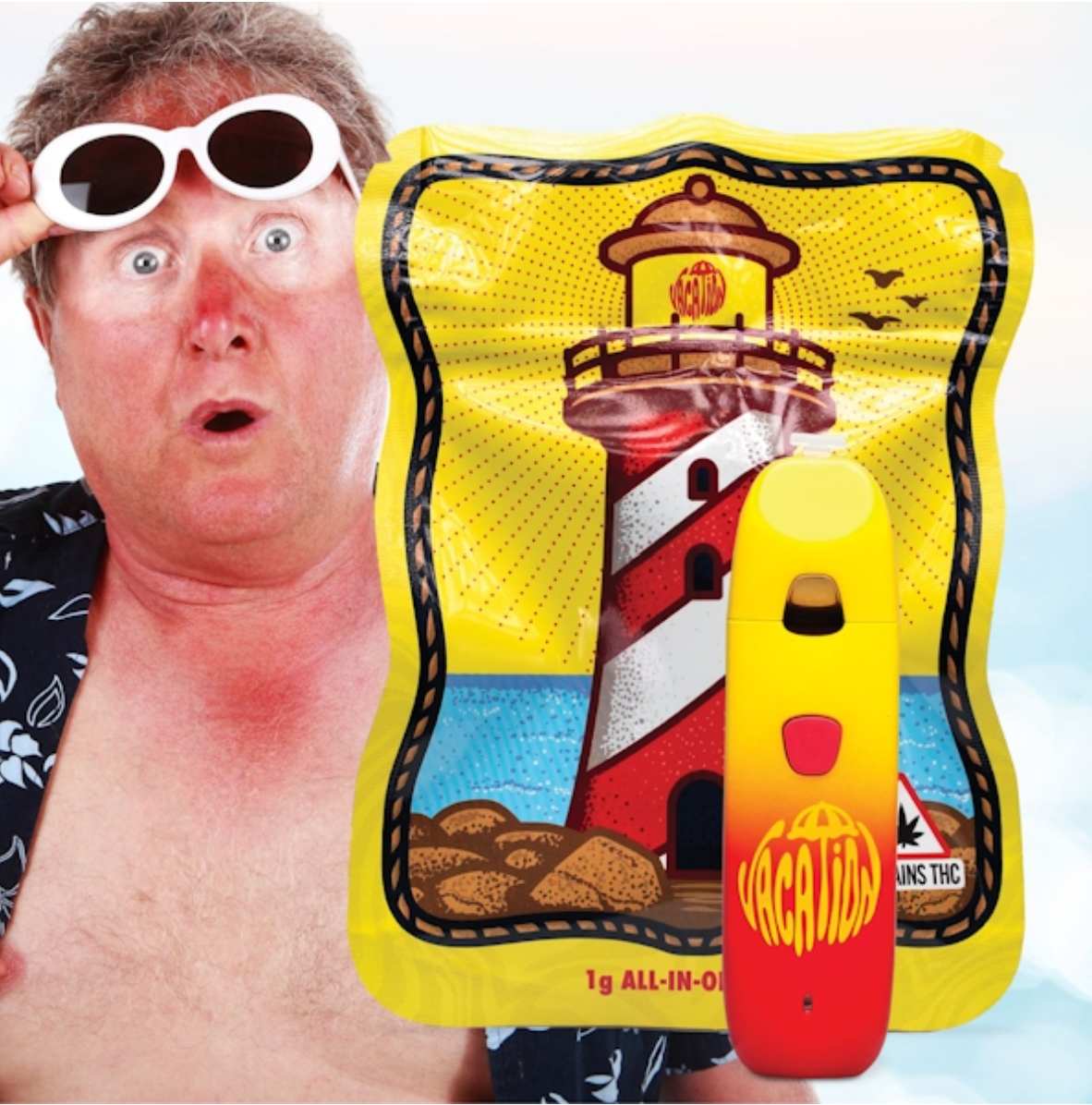 Photograph of product: Blue Raspberry | Vacation Disposable Vape
