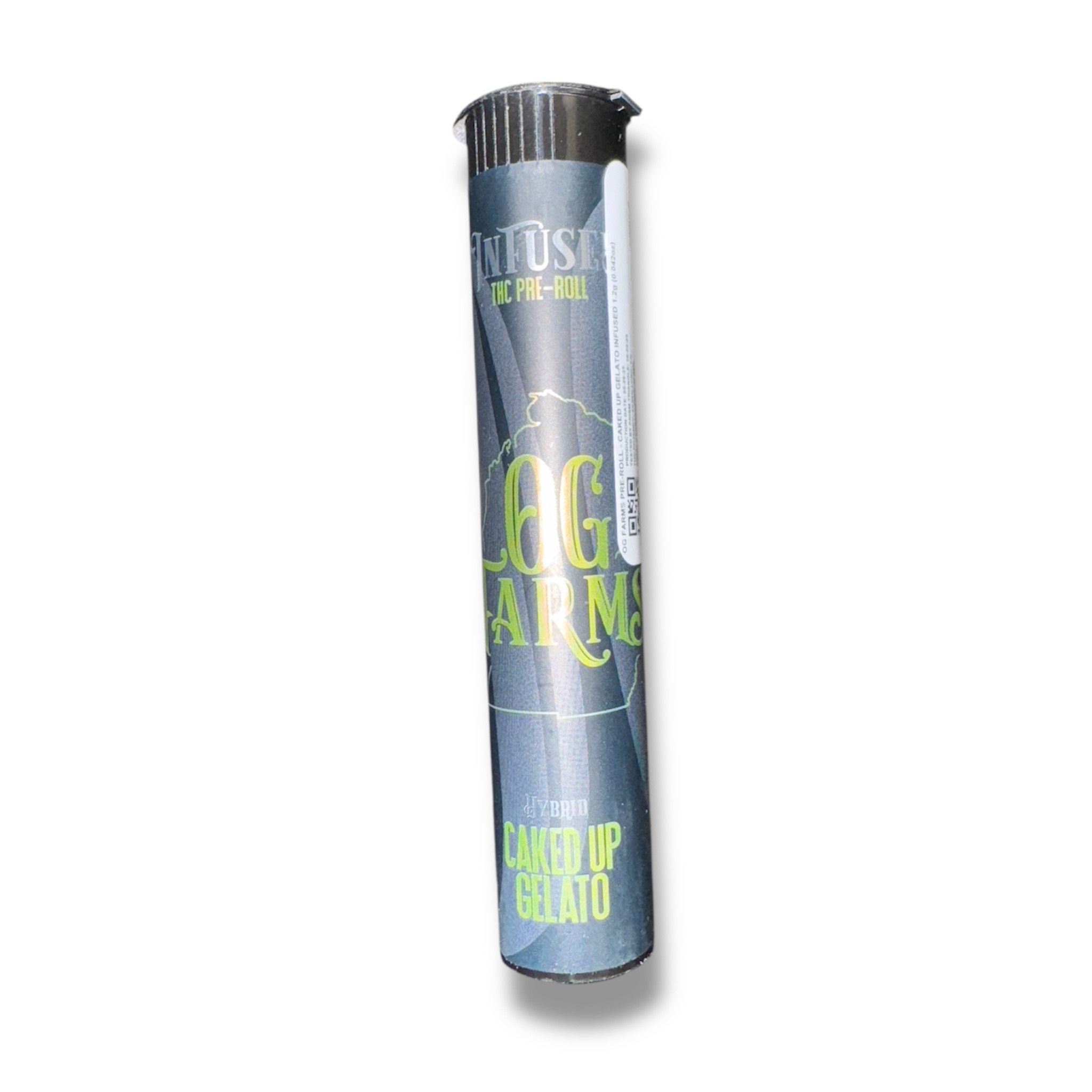 Photograph of product: OG Farms Pre-Roll - Caked Up Gelato Infused